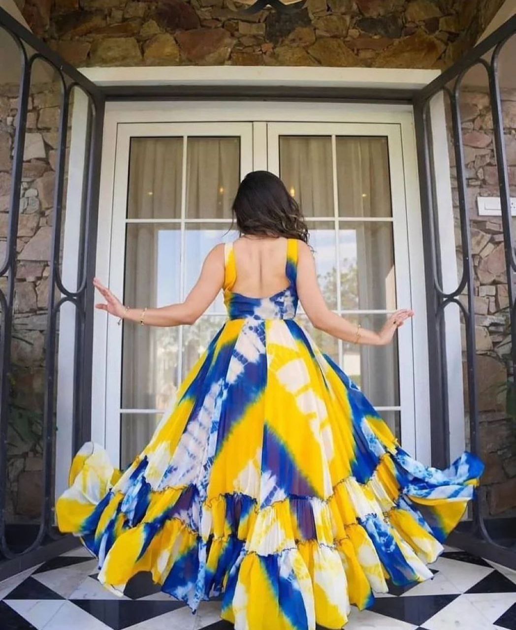 Pretty Party Wear Special Beautiful Gown.