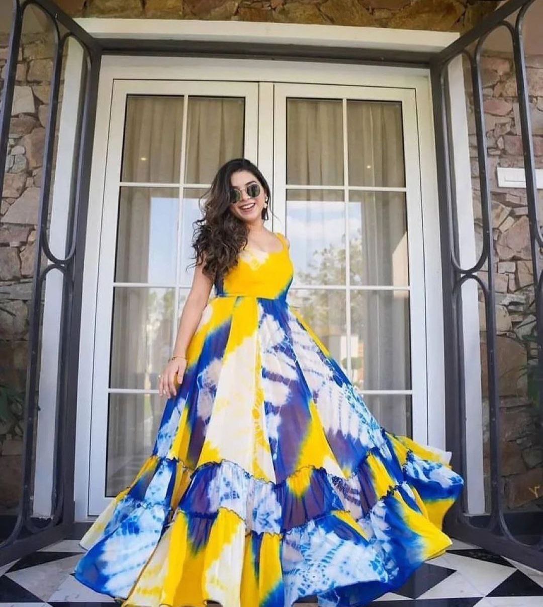Pretty Party Wear Special Beautiful Gown.