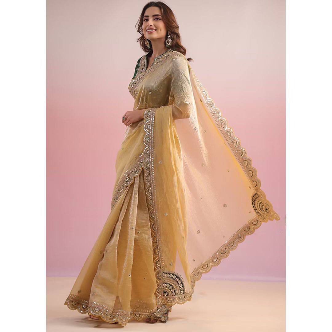 Perfect Designer Reception Party Wear Saree Collection.