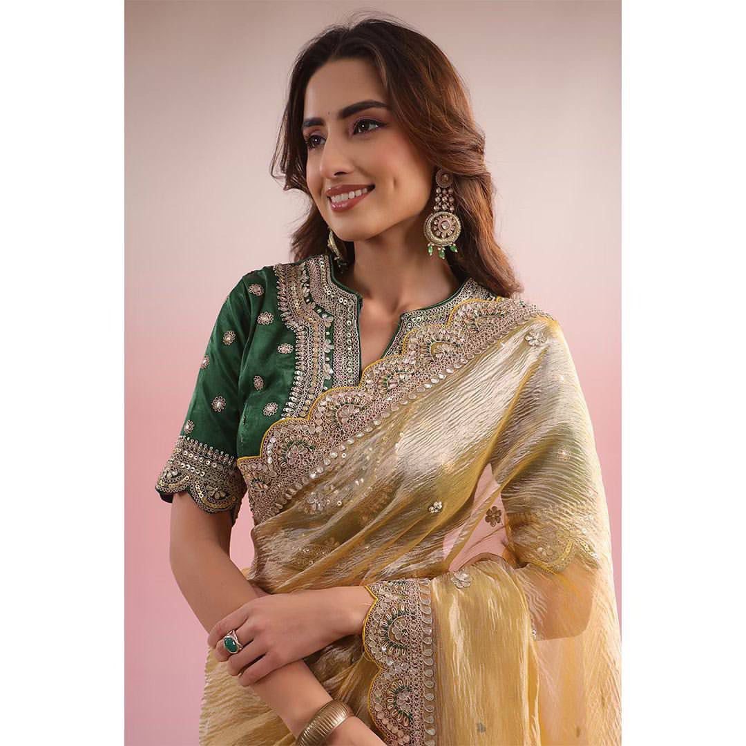 Perfect Designer Reception Party Wear Saree Collection.