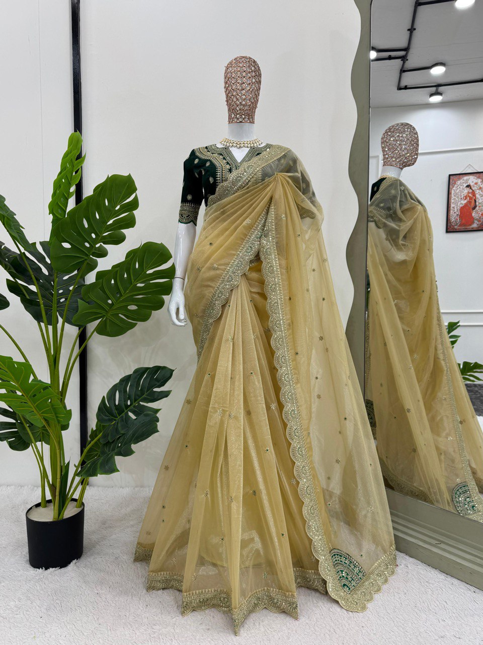 Perfect Designer Reception Party Wear Saree Collection.