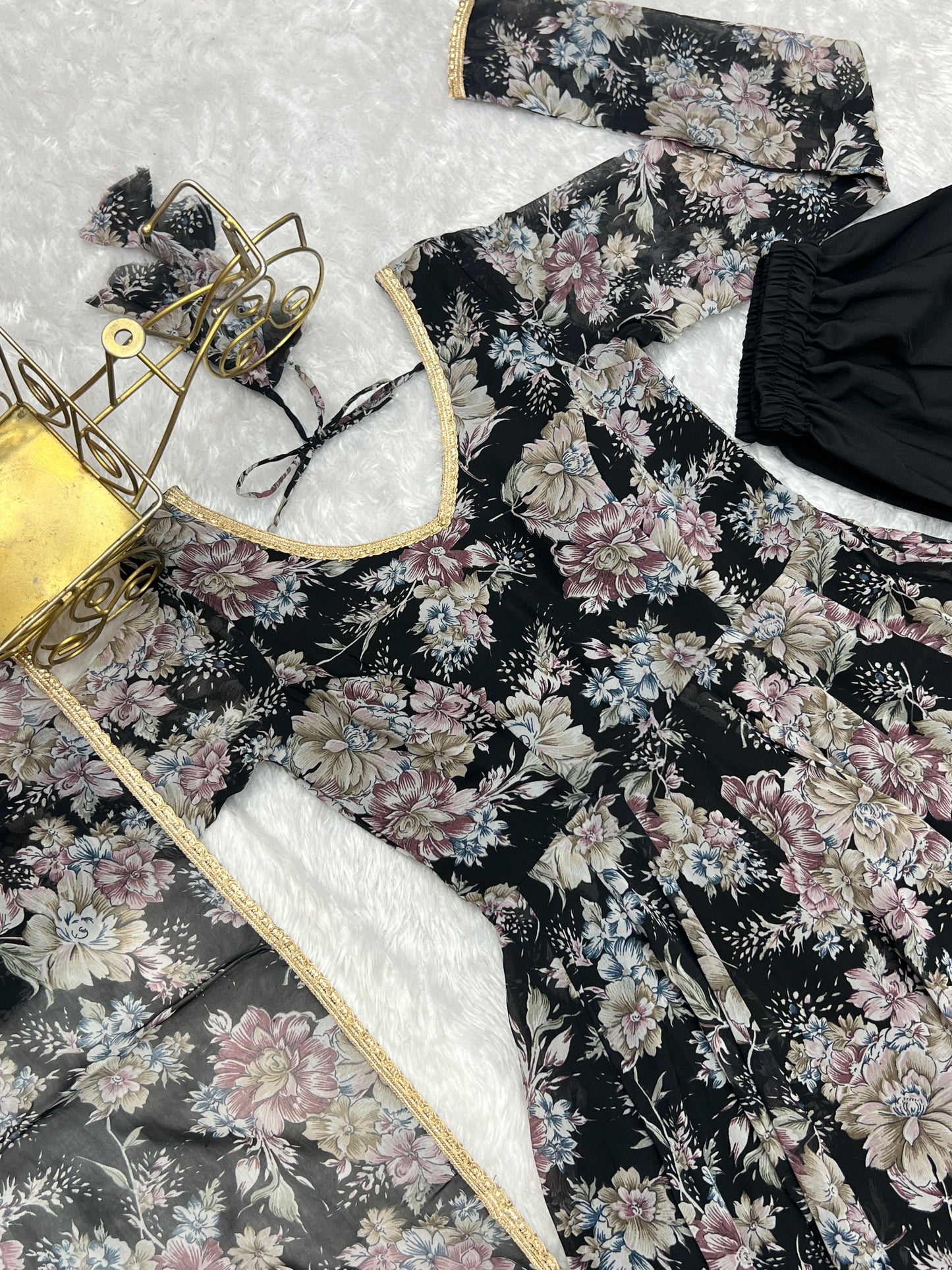 Beautiful Trendy Designer Anarkali Outfit.