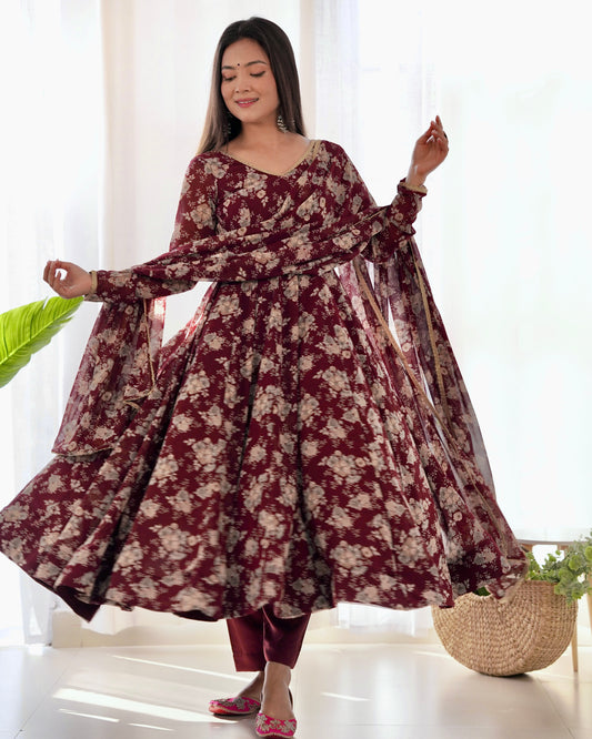Latest Festival Season Special New Trendy Anarkali suit.