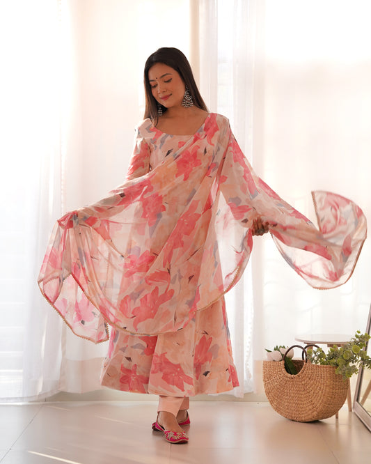 Summer Season Special Beautiful Floral Printed Outfit.