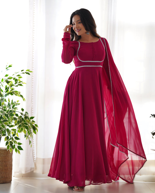 Beautiful Wedding Wear Special Gown.