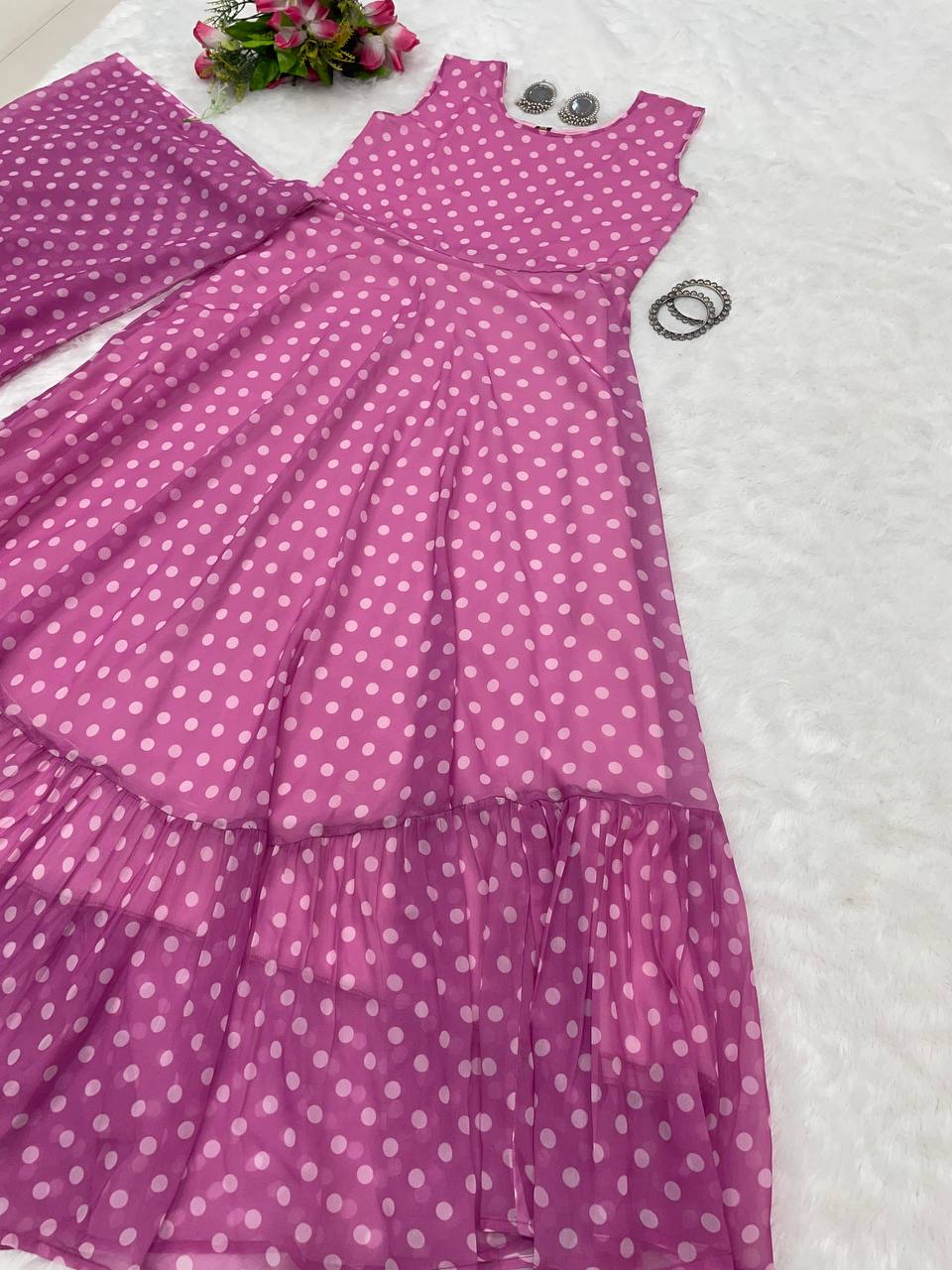 New Latest Designer Trendy 10 Second Ready Made Gown Saree.