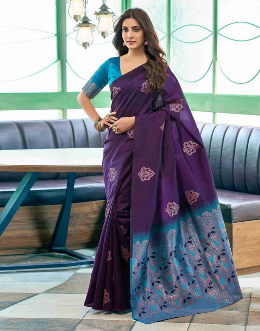 Pretty Wedding Function Special Designer Banarasi Soft Silk Saree.