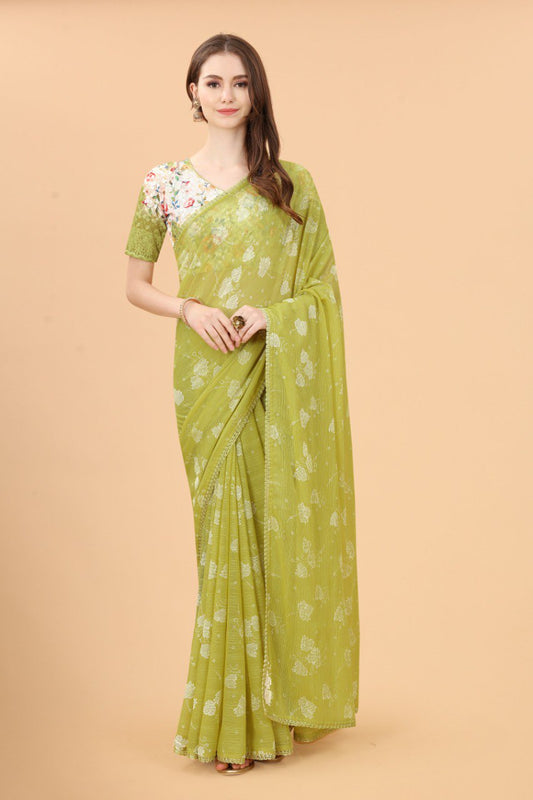 Party Wear Special Latest Zomato Silk Saree Collection.