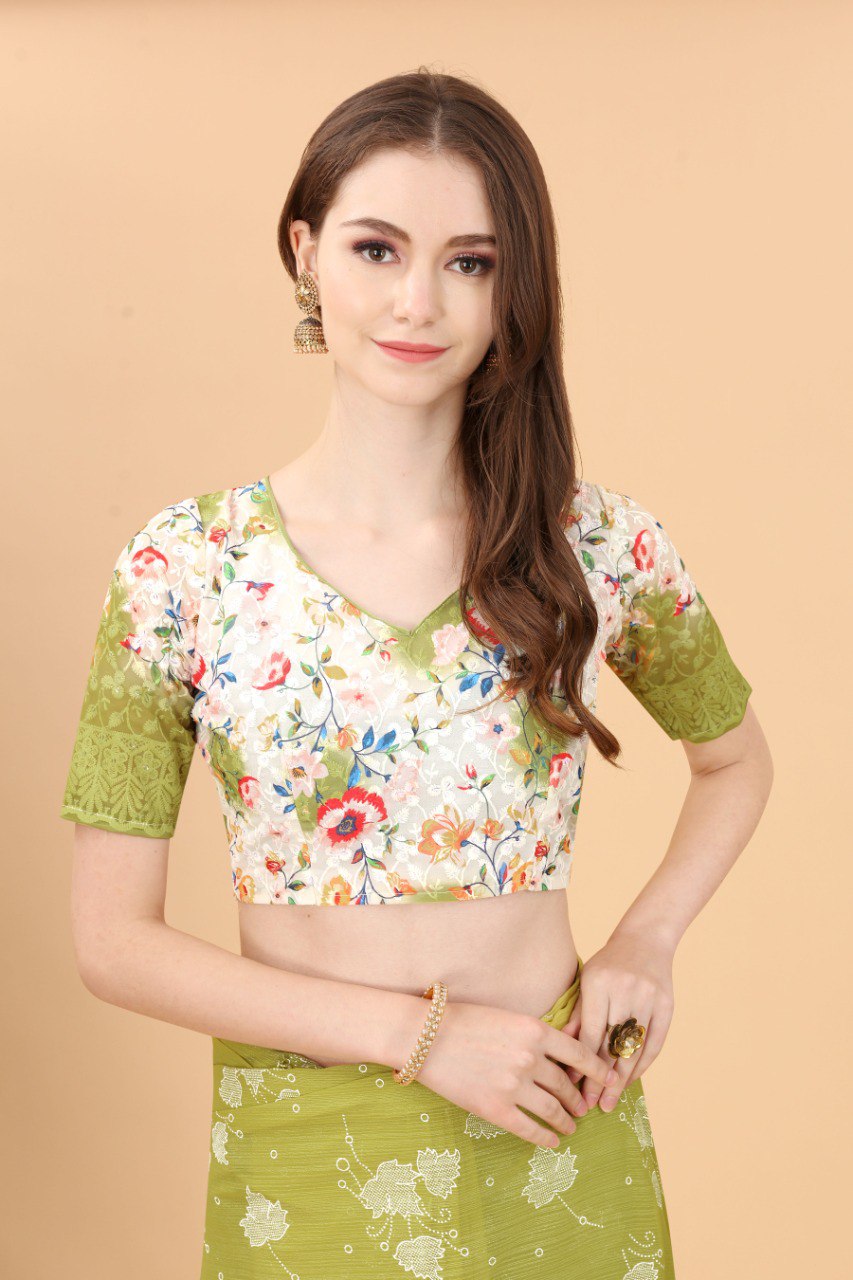 Party Wear Special Latest Zomato Silk Saree Collection.