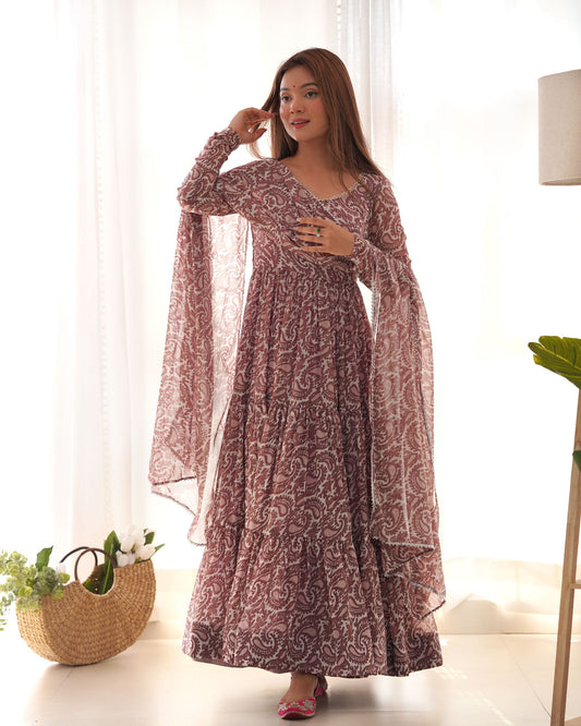 Most Preetiest Huge Flaired Anarkali Gown Collection.