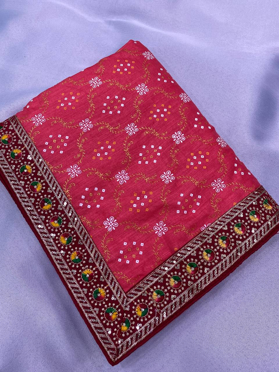 Wedding Wear Special New Vichitra Silk Saree Collection.