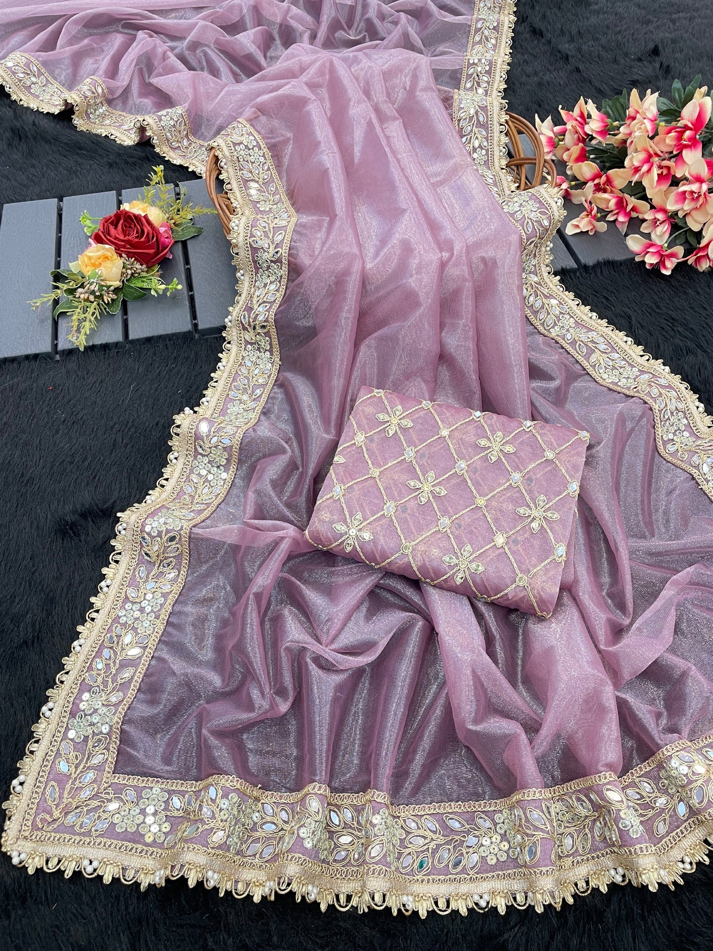 Weddings Season Special New Tissue Silk Saree Collection.