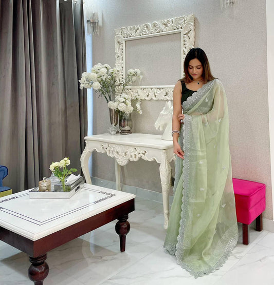 Stunning Pretty Look Premium Jimmy Choo Saree Collection.