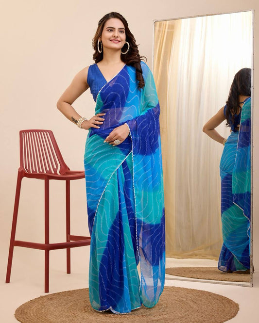 Latest Most Beautiful Weddings Wear Ready To Wear Saree.