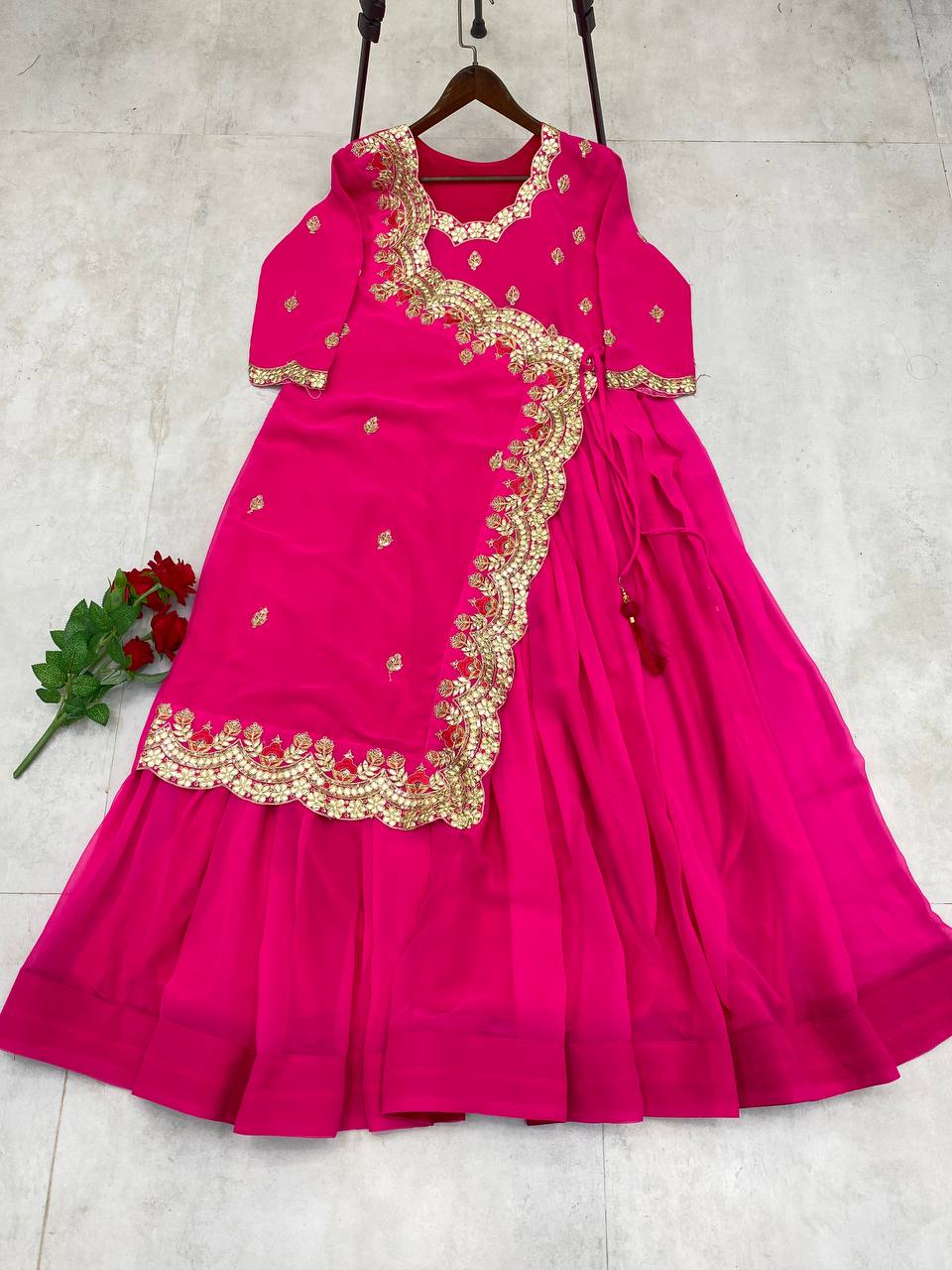 Most Pretty Designer Pink Gown Collection.