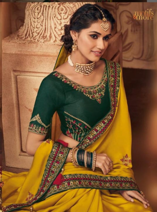 New Designer Vichitra Silk Saree Collection.