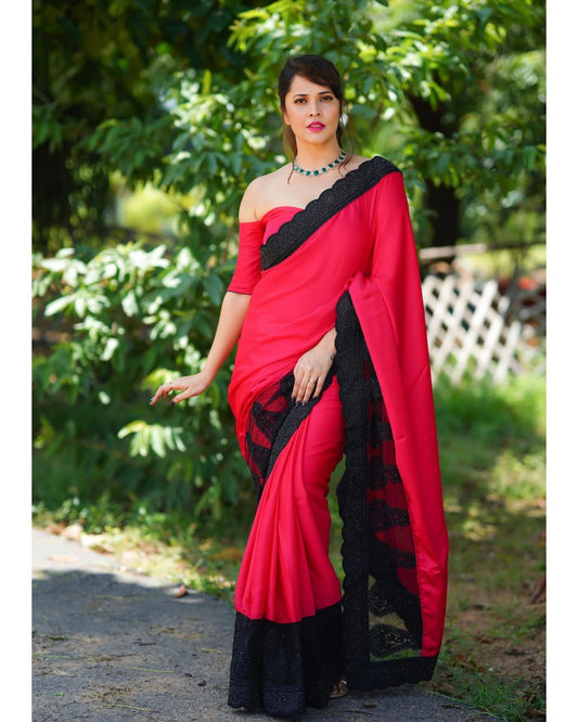 Casual Wear Special New Premium Dola Silk Saree Collection.
