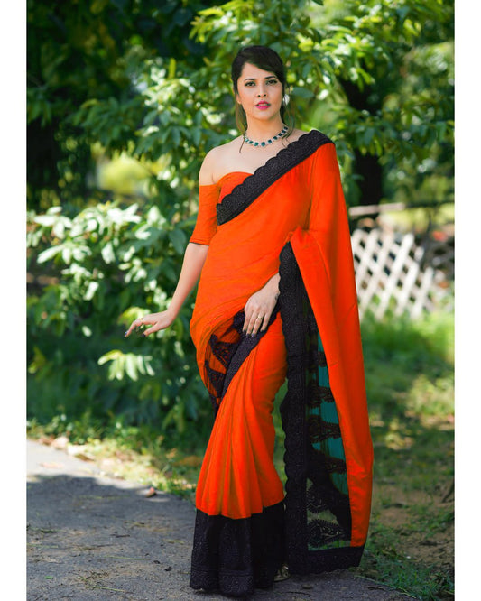 New Designer Party Wear Dola Silk Saree Collection.