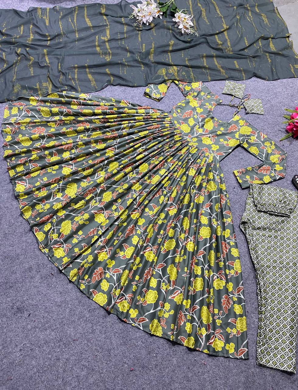 New Latest Designer Party Wear Special Gown.