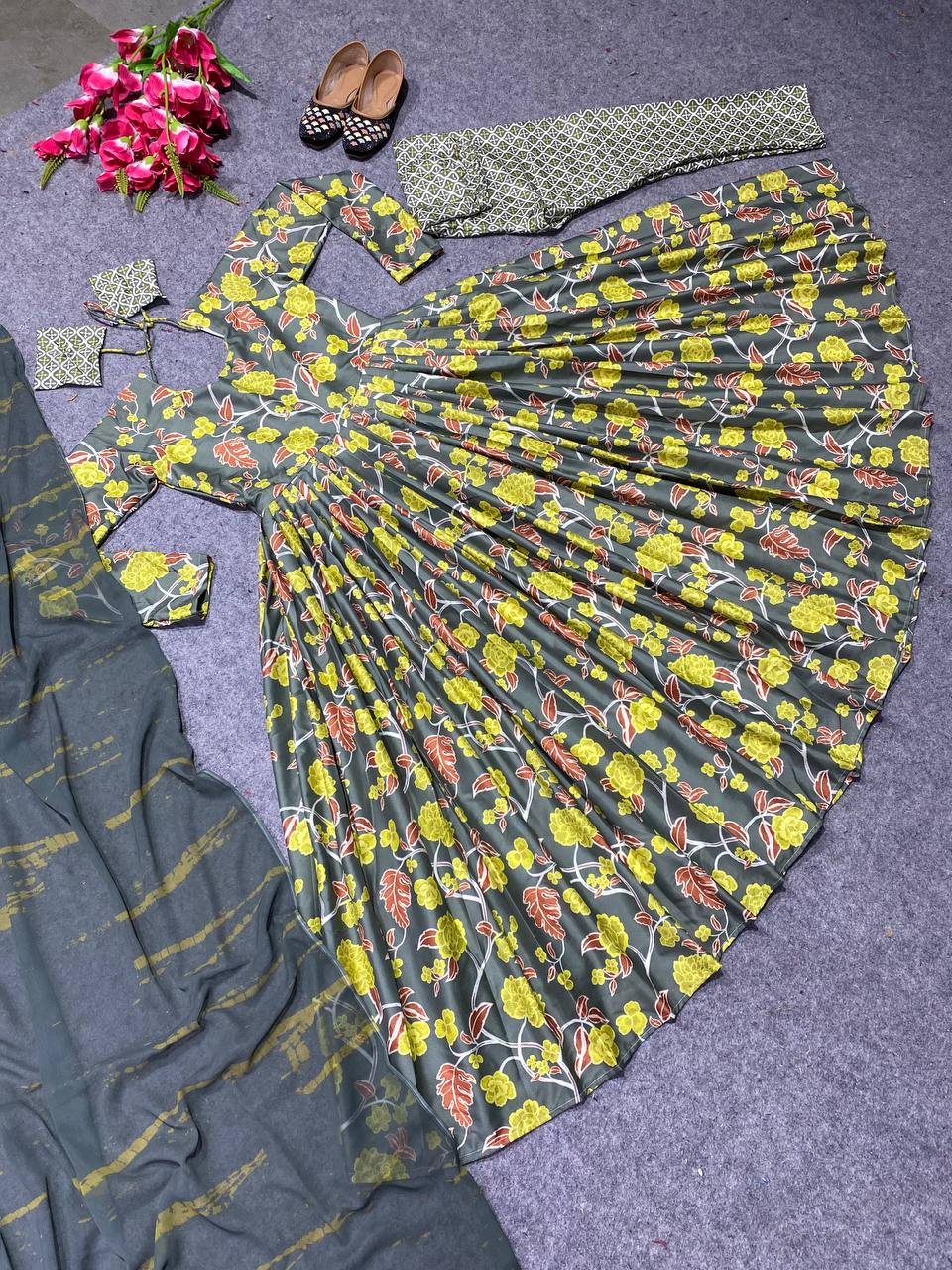 New Latest Designer Party Wear Special Gown.