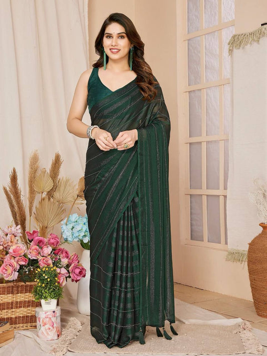 Rimzim Silk Ready To Wear Saree Collection.