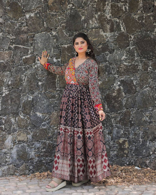 Beautiful Navratri Season Special Reyon Gown Collection.