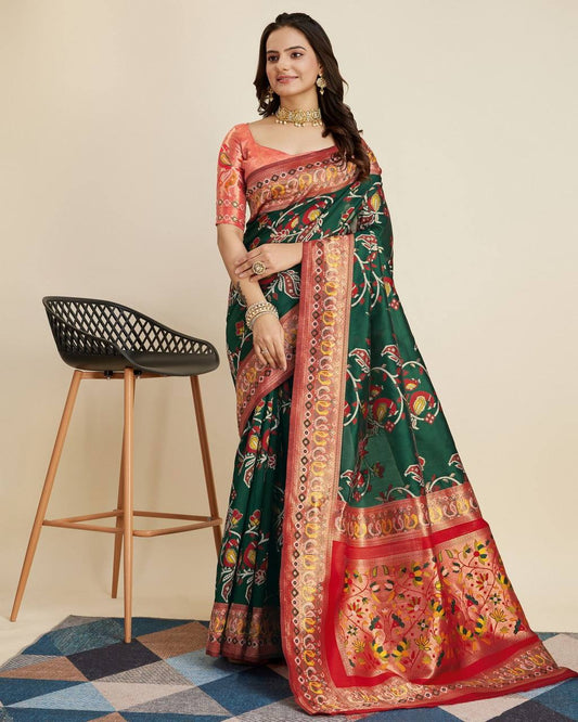 New Designer Weddings Wear Special kanjivaram Silk Saree.