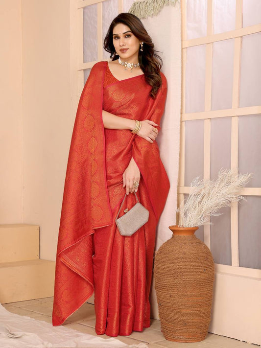 Occasions Wear Special  Kanjivaram Silk Saree.