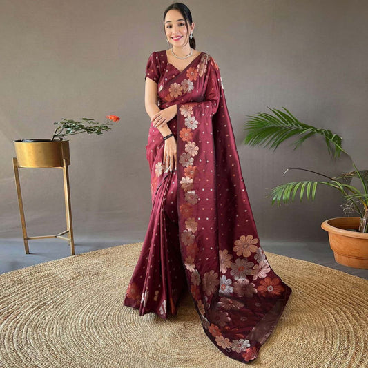 New Designer Party Wear Banarasi Saree Collection.