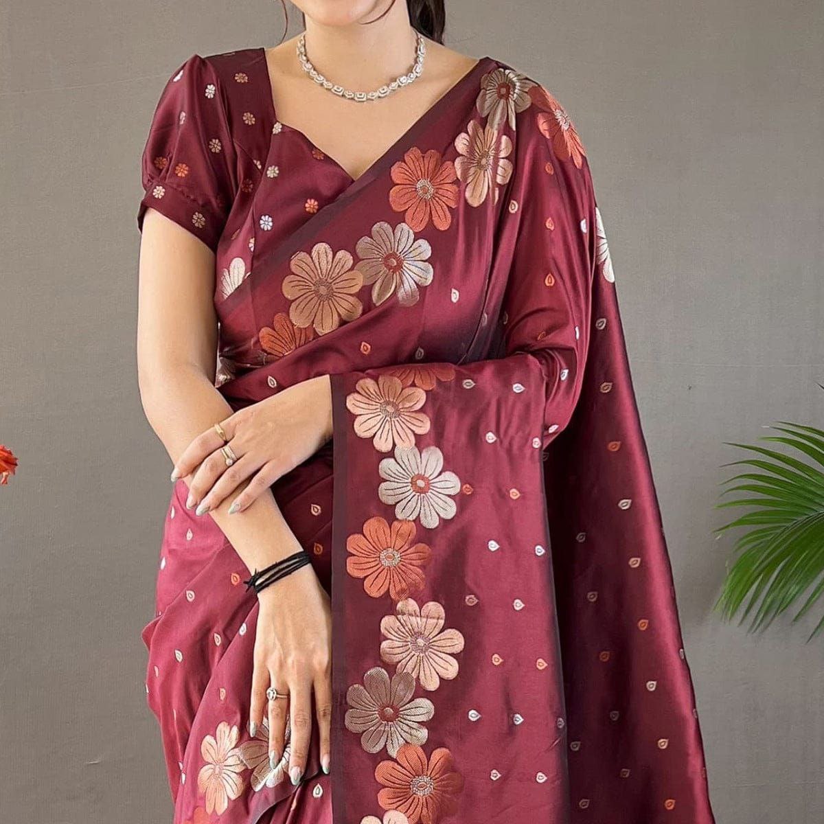 New Designer Party Wear Banarasi Saree Collection.