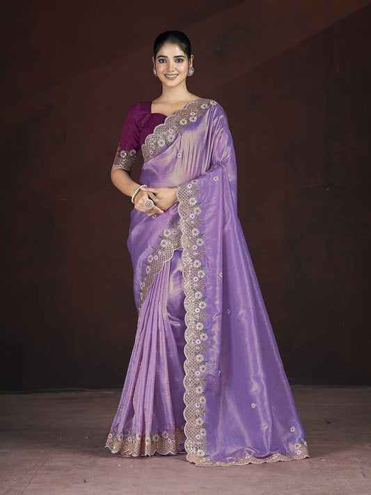 Best Designer Wedding Wear Special Gold Crunchy Saree Collection.