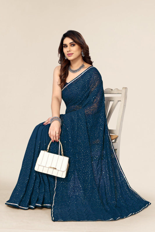 occasions Wear Special  Premium Soft Georgette Saree.