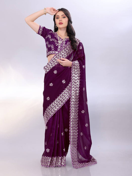 Beautiful Wedding Wear Special New Gold Tussar Saree Collection.