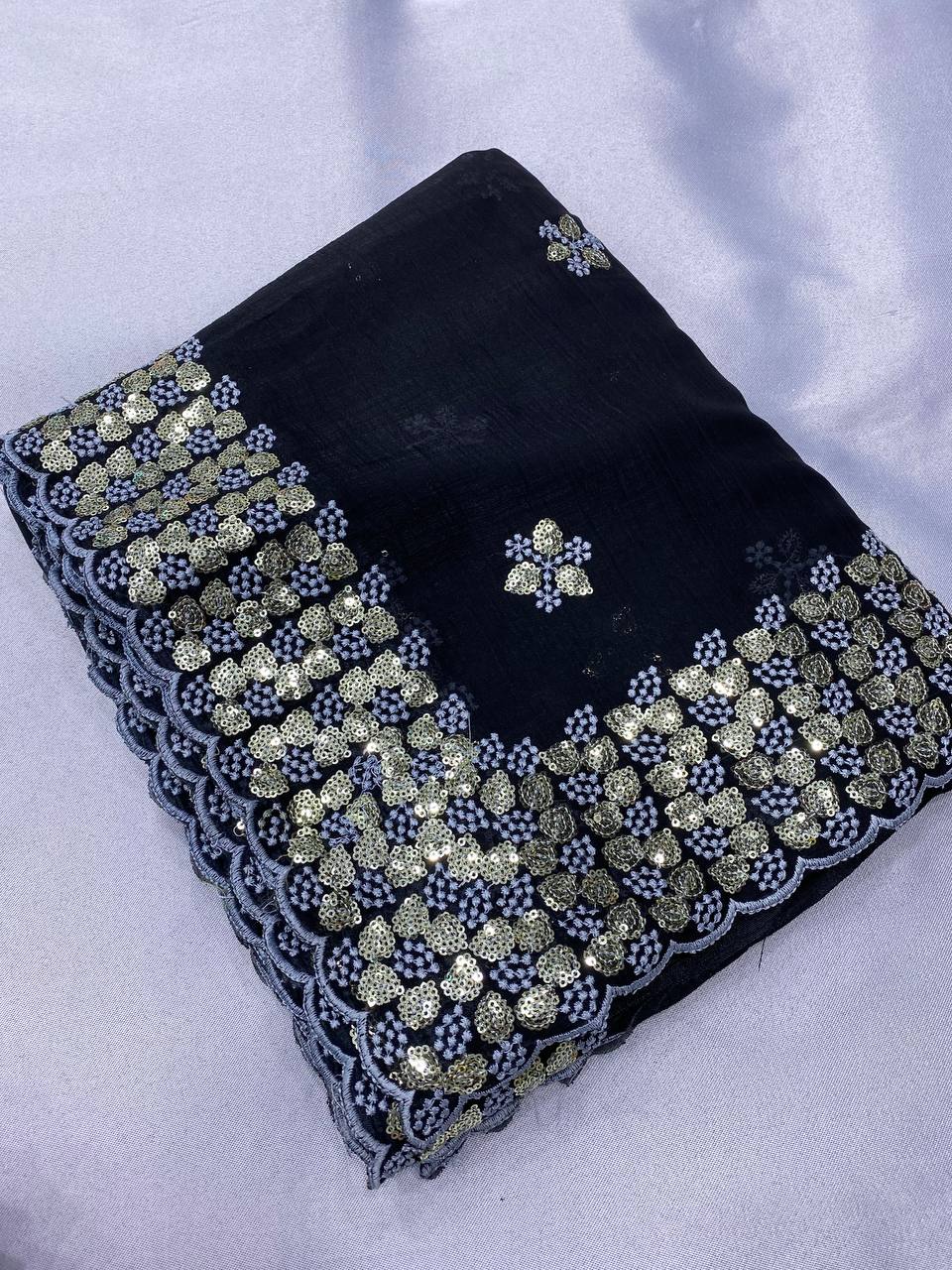 Reception Party Special Gold Tussar Saree Collection.