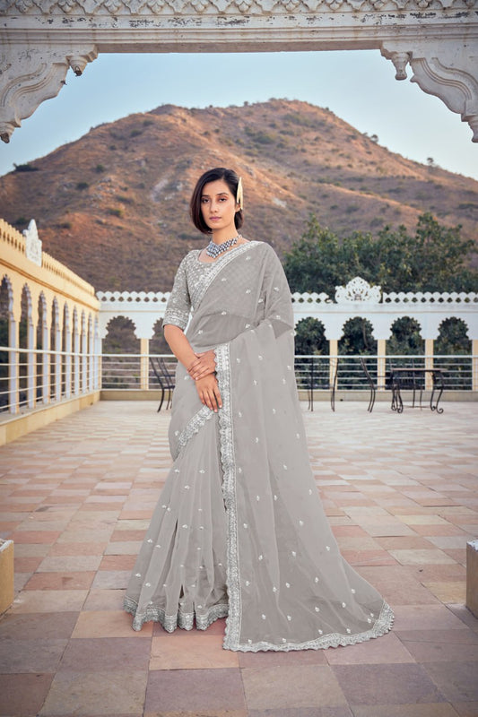 New Designer Summer Special Bright Organza Silk saree Collection.