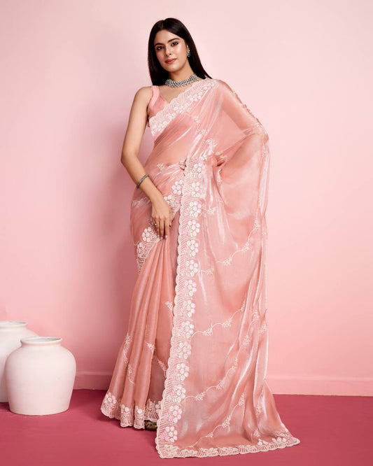 Summer Seasons Premium Soft Zimmy Chu Silk Saree.