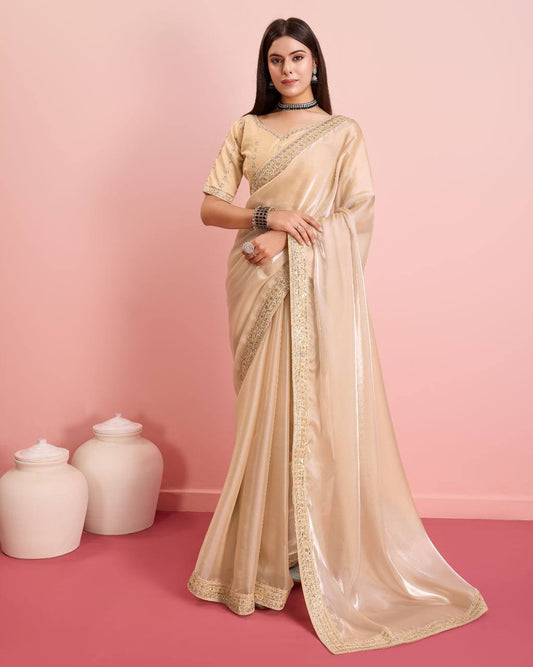 Soft Zimmy Chu Silk Occasions Wear Special Saree.