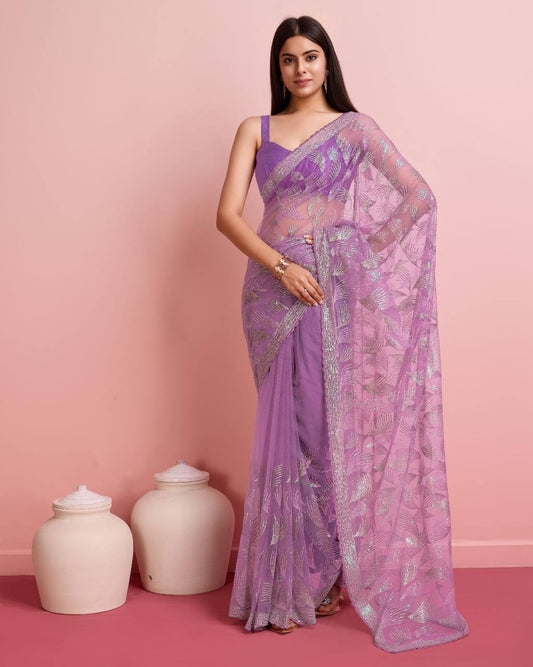 Impressive Premium Heavy Soft Net Saree.