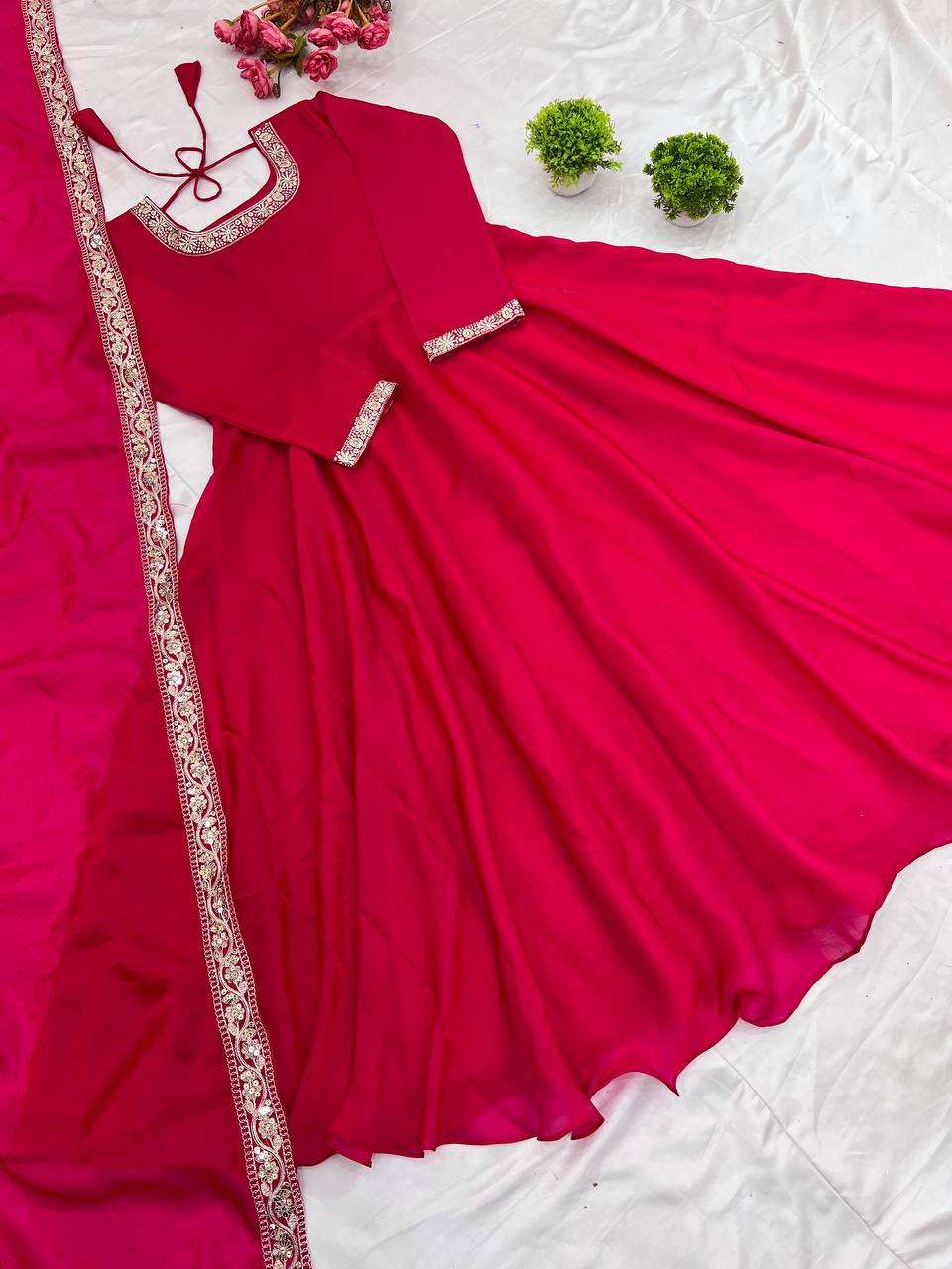 Most Pretty Designer Pink Gown Collection.