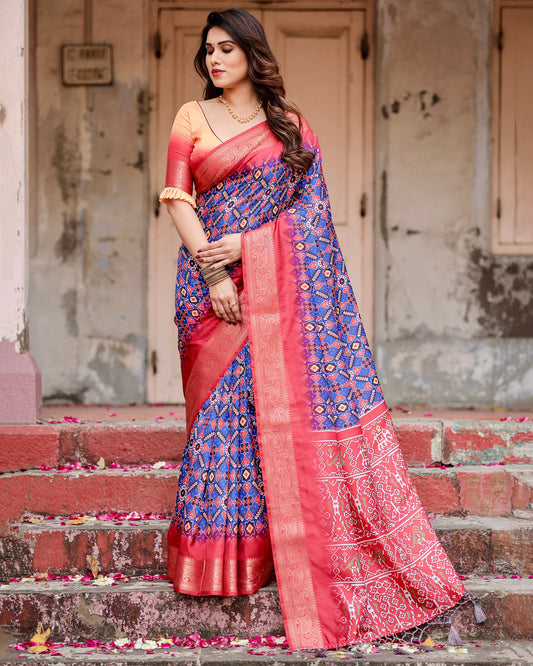 Impressive Look Pure Silk Digital Printed Saree.