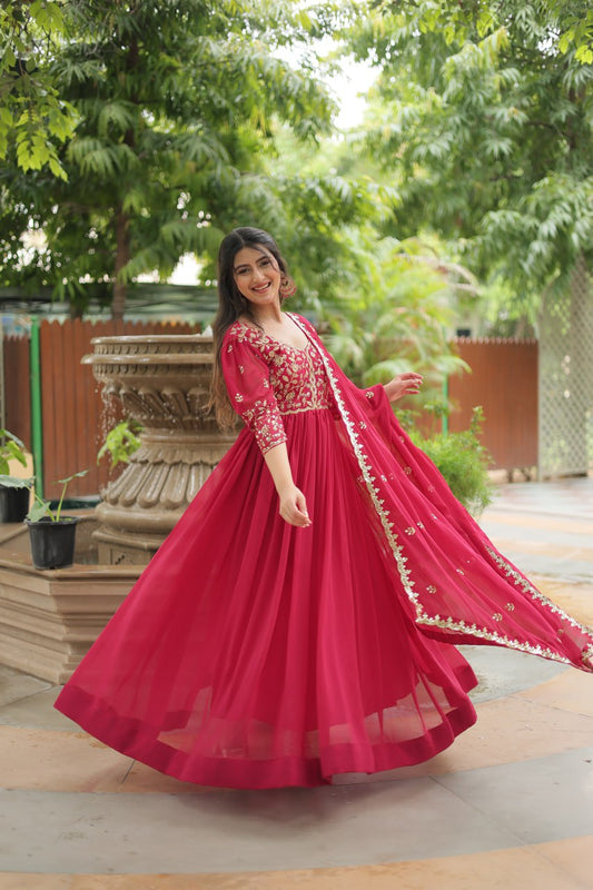 Latest Designer Wedding Wear Gown Collection.
