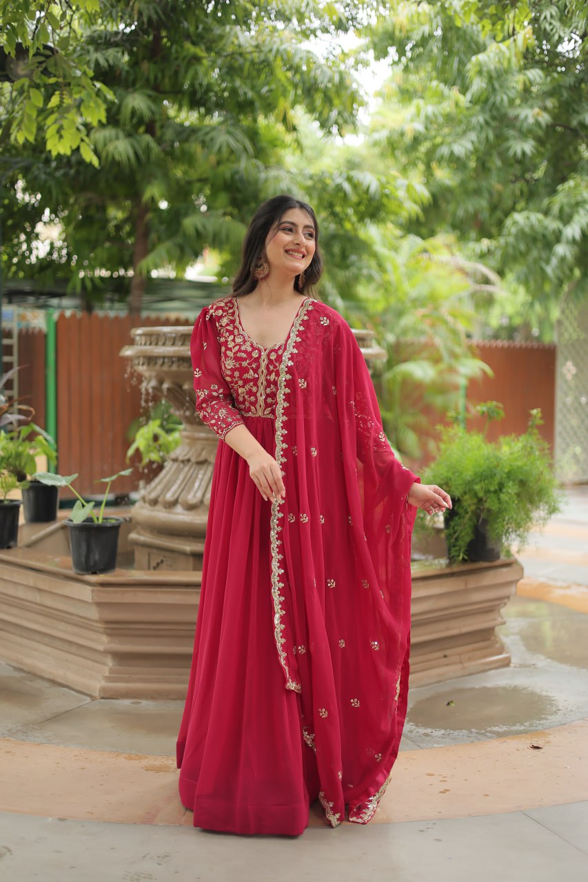 Latest Designer Wedding Wear Gown Collection.