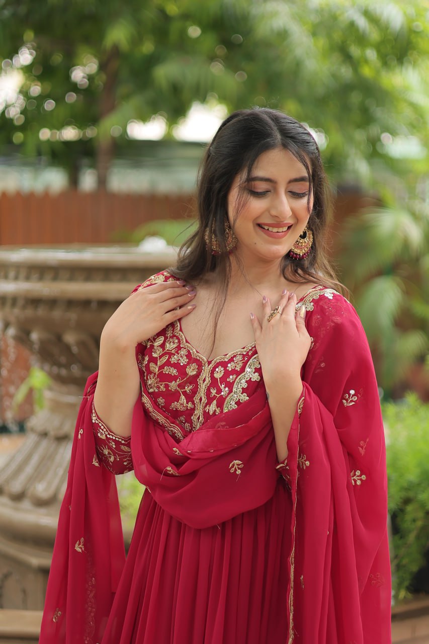 Latest Designer Wedding Wear Gown Collection.