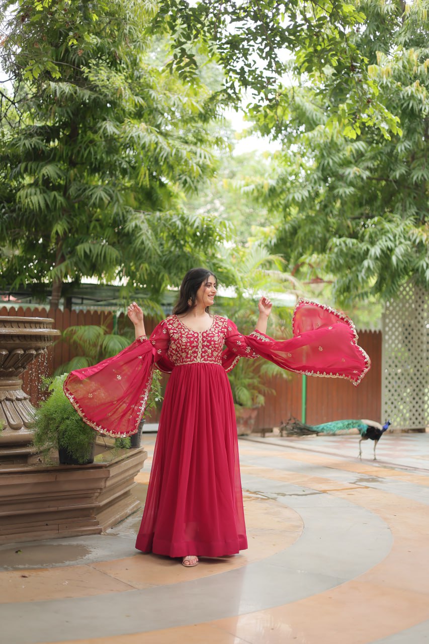 Latest Designer Wedding Wear Gown Collection.