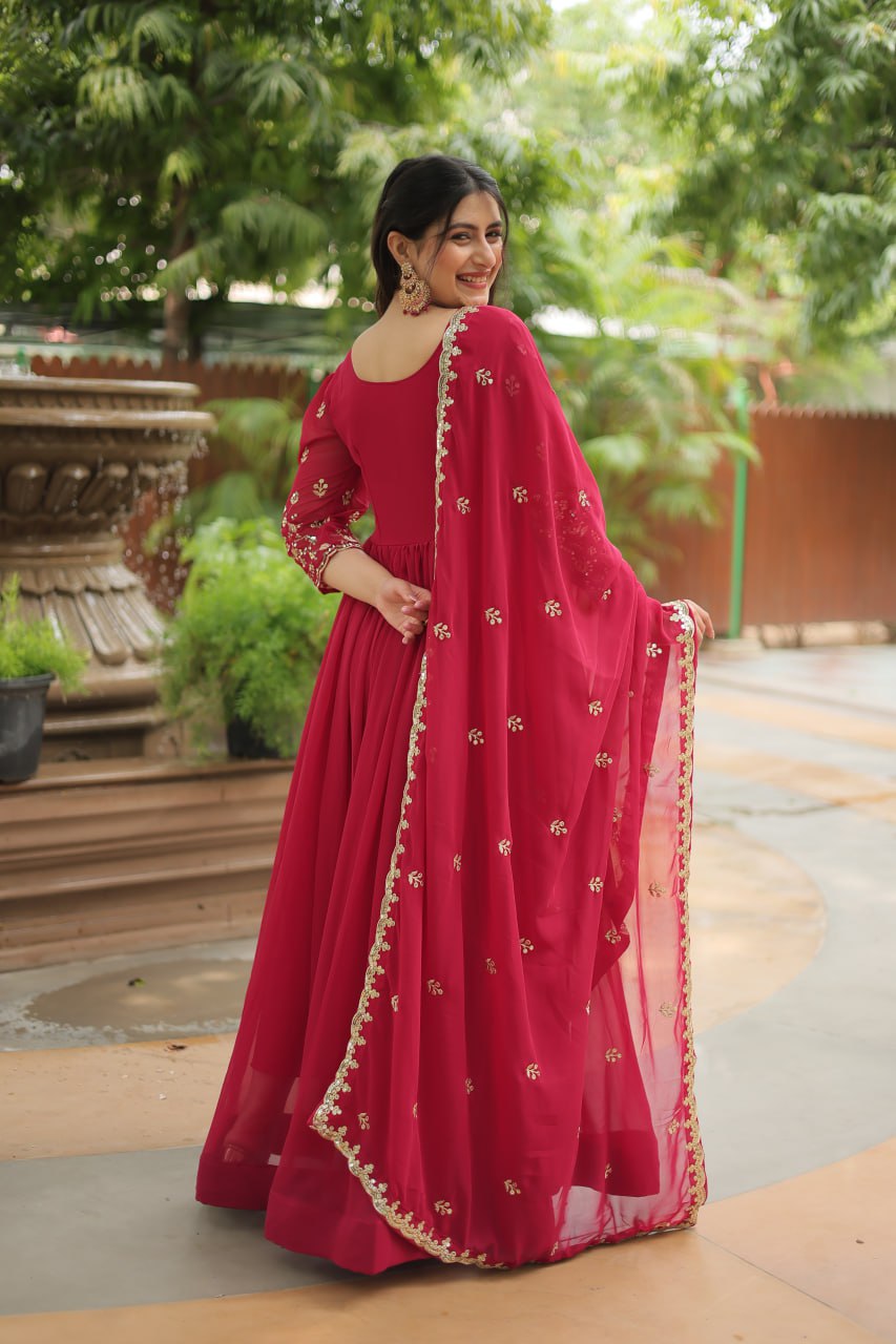 Latest Designer Wedding Wear Gown Collection.