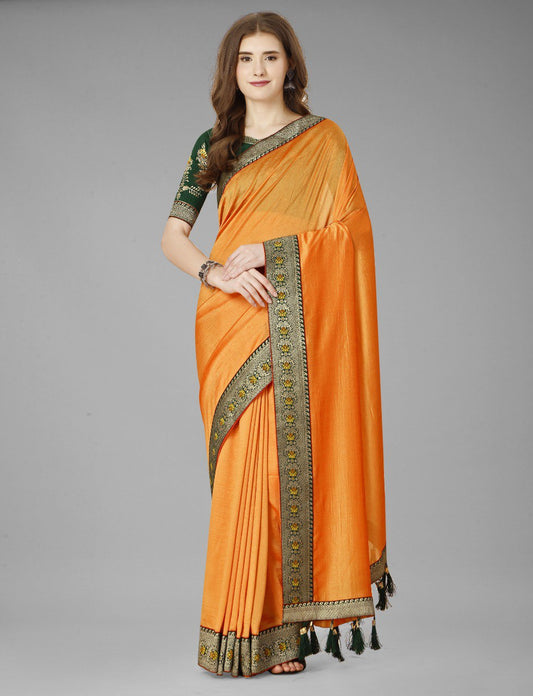Beautiful Wedding Wear Special Vichitra Silk Saree Collection.