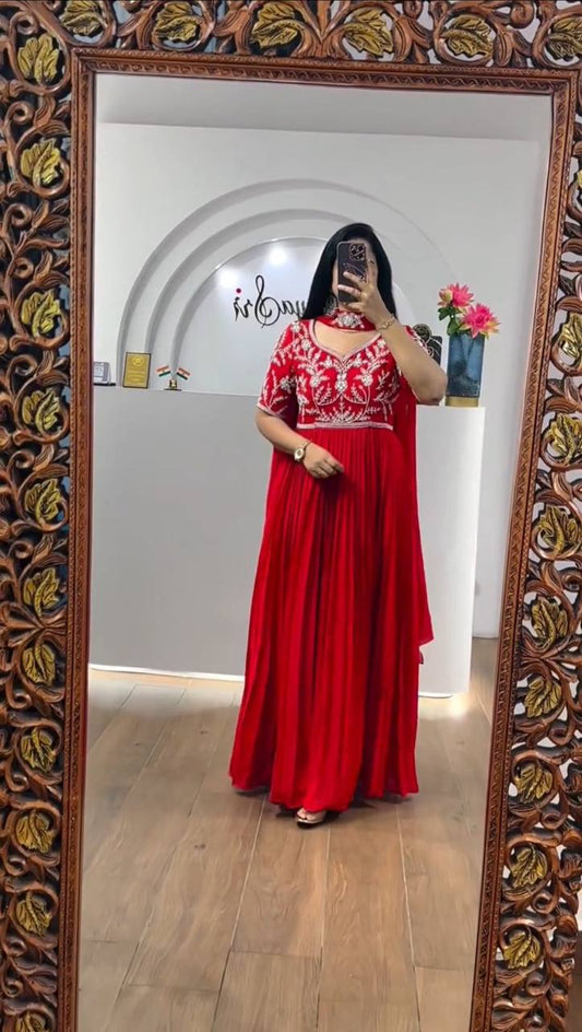 Wedding Season Special New Red Gown Collection.