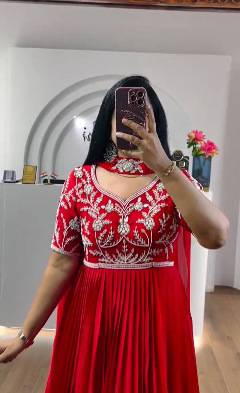 Wedding Season Special New Red Gown Collection.