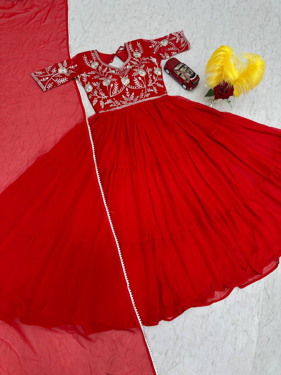 Wedding Season Special New Red Gown Collection.