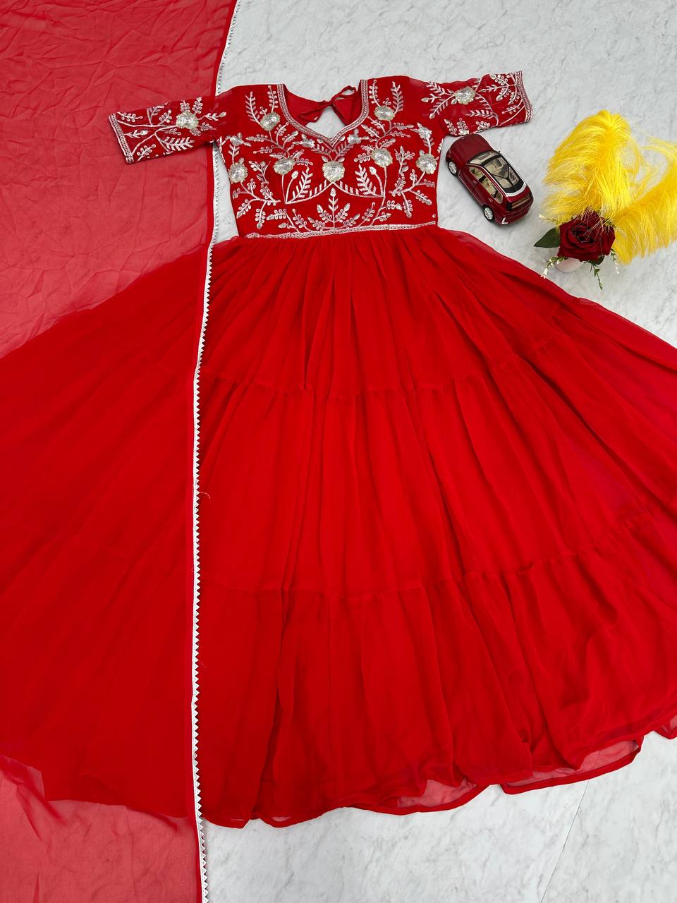 Wedding Season Special New Red Gown Collection.